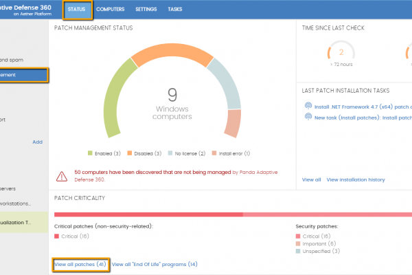 Panda Patch Management